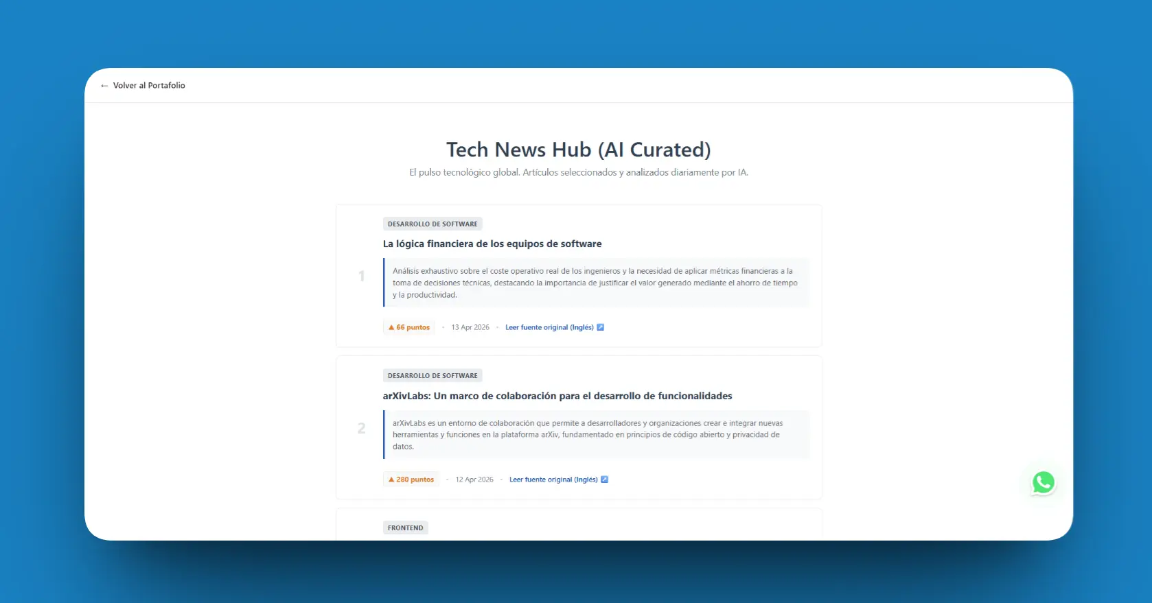Tech News Hub (AI)
